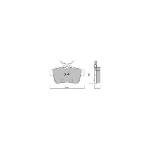 Plaquettes de frein GT2i Club Arrière pour PEUGEOT Rcz 1.6i 16V THP 156-165hp, 2.0HDi 163hp 10-15 - Etriers de frein Girling Plaquettes de frein GT2i Club Arrière pour PEUGEOT Rcz 1.6i 16V THP 156-165hp, 2.0HDi 163hp 10-15 - Etriers de frein Girling