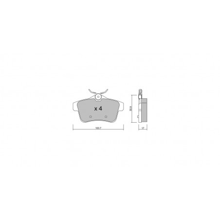 Plaquettes de frein GT2i Club Arrière pour PEUGEOT Rcz 1.6i 16V THP 156-165hp, 2.0HDi 163hp 10-15 - Etriers de frein Girling