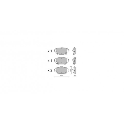 Plaquettes de frein GT2i Club Arrière pour TOYOTA C-HR II (_X2_, _H2_) PHEV 223cv 2023-10-01- Plaquettes de frein GT2i Club Arrière pour TOYOTA C-HR II (_X2_, _H2_) PHEV 223cv 2023-10-01-