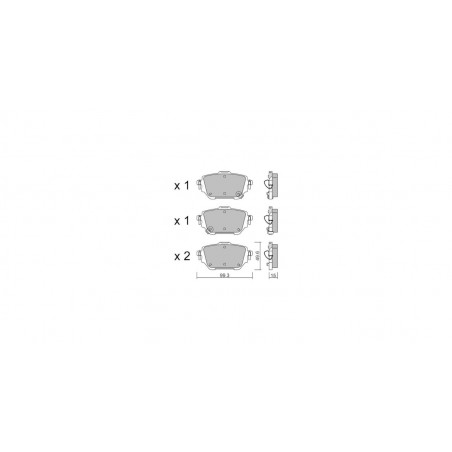 Plaquettes de frein GT2i Club Arrière pour TOYOTA C-HR II (_X2_, _H2_) PHEV 223cv 2023-10-01-