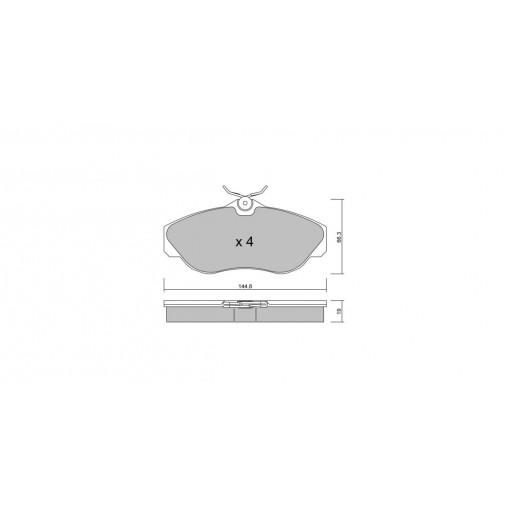 Plaquettes de frein GT2i Club Avant pour LAND ROVER Discovery II (L318) 4.6 4x4 229cv 1998-11-01-2004-09-01 Plaquettes de frein GT2i Club Avant pour LAND ROVER Discovery II (L318) 4.6 4x4 229cv 1998-11-01-2004-09-01