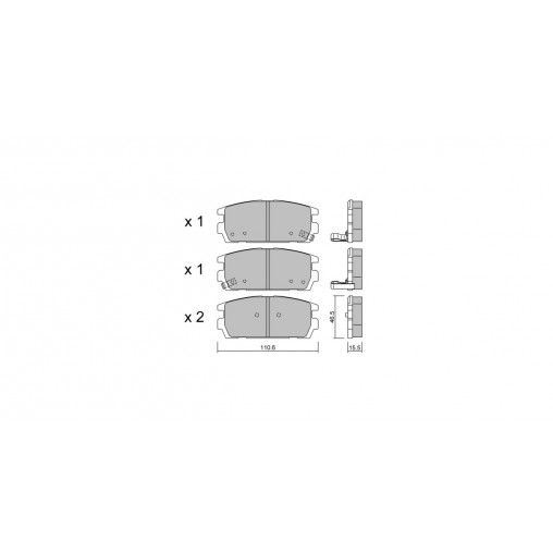 Plaquettes de frein GT2i Club Arrière pour HYUNDAI Terracan (HP) 3.5 i V6 4WD 200cv 2001-06-01-2006-12-01 Plaquettes de frein GT2i Club Arrière pour HYUNDAI Terracan (HP) 3.5 i V6 4WD 200cv 2001-06-01-2006-12-01