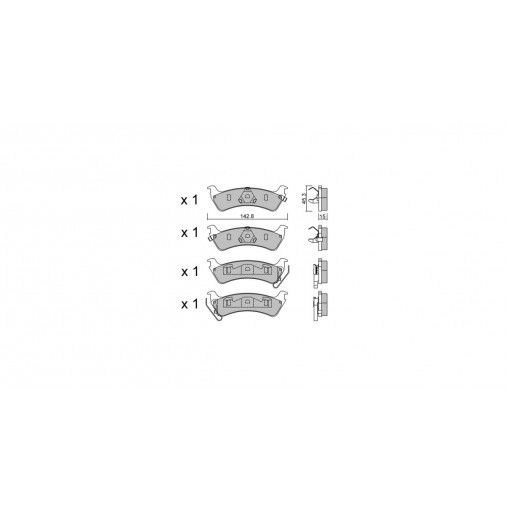Plaquettes de frein GT2i Club Arrière pour JEEP Grand Cherokee I (ZJ) 5.2 i 4x4 (ZJ) 215cv 1991-09-01-1999-04-01 Plaquettes de frein GT2i Club Arrière pour JEEP Grand Cherokee I (ZJ) 5.2 i 4x4 (ZJ) 215cv 1991-09-01-1999-04-01