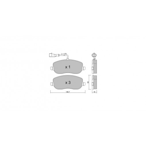 Plaquettes de frein GT2i Club Avant pour FIAT Croma II (194_) 2.0 HDi 109cv 2005-06-01-2011-12-01 Plaquettes de frein GT2i Club Avant pour FIAT Croma II (194_) 2.0 HDi 109cv 2005-06-01-2011-12-01