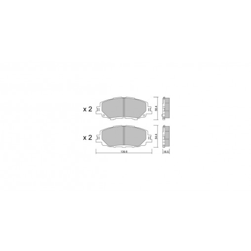 Plaquettes de frein GT2i Club Avant pour TOYOTA Corolla XI Hatchback (_E21_) / Auris 2.0 Hybrid (MZEH12) 184cv 2018-10-01- Plaquettes de frein GT2i Club Avant pour TOYOTA Corolla XI Hatchback (_E21_) / Auris 2.0 Hybrid (MZEH12) 184cv 2018-10-01-