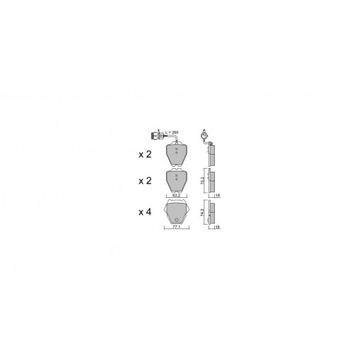 Plaquettes de frein GT2i Club Avant pour AUDI A8 I (4D2, 4D8) 4.2 quattro 305cv 1994-03-01-2002-09-01 Plaquettes de frein GT2i Club Avant pour AUDI A8 I (4D2, 4D8) 4.2 quattro 305cv 1994-03-01-2002-09-01