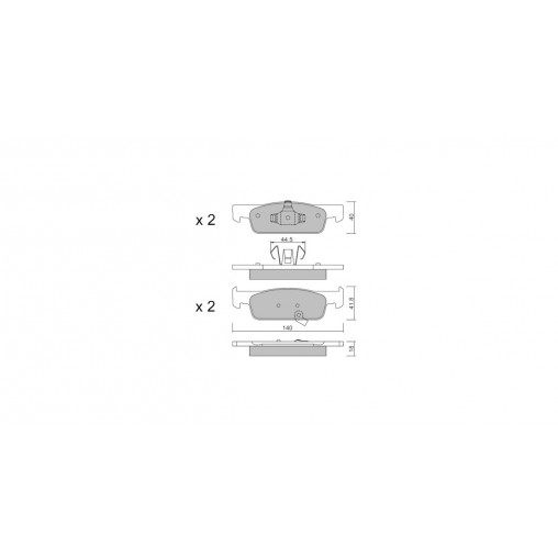 Plaquettes de frein GT2i Club Avant pour SMART Fortwo III Cabrio (453) 1.5 dCi 86cv 2015-09-01- Plaquettes de frein GT2i Club Avant pour SMART Fortwo III Cabrio (453) 1.5 dCi 86cv 2015-09-01-