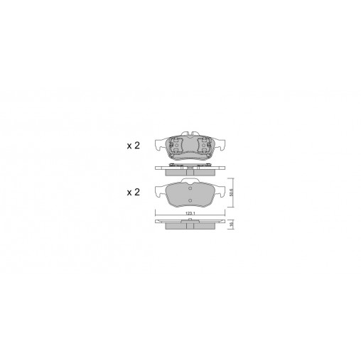 Plaquettes de frein GT2i Club Arrière pour RENAULT Latitude (L70_) 3.0 dCi 240 (L70G) 241cv 2010-07-01- Plaquettes de frein GT2i Club Arrière pour RENAULT Latitude (L70_) 3.0 dCi 240 (L70G) 241cv 2010-07-01-