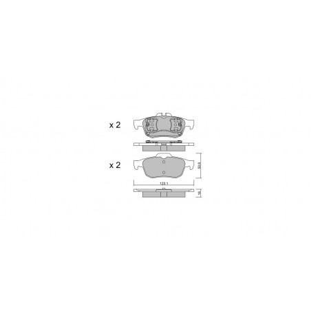 Plaquettes de frein GT2i Club Arrière pour RENAULT Latitude (L70_) 3.0 dCi 240 (L70G) 241cv 2010-07-01-