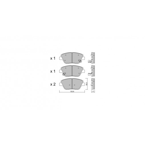 Plaquettes de frein GT2i Club Avant pour HYUNDAI Sonata VI (YF) 3.6 283cv 2009-01-01-2015-12-01 Plaquettes de frein GT2i Club Avant pour HYUNDAI Sonata VI (YF) 3.6 283cv 2009-01-01-2015-12-01