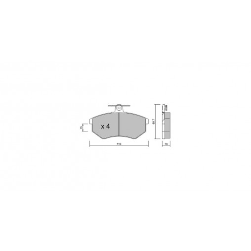 Plaquettes de frein GT2i Club Avant pour AUDI 80 III (81, 85, B2) 2.2 quattro (85Q) 136cv 1978-08-01-1987-03-01 Plaquettes de frein GT2i Club Avant pour AUDI 80 III (81, 85, B2) 2.2 quattro (85Q) 136cv 1978-08-01-1987-03-01