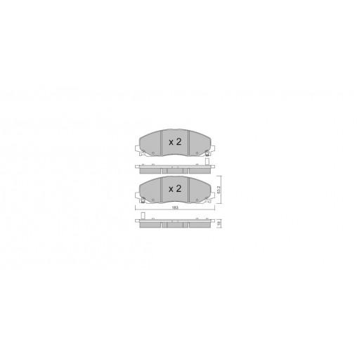 Plaquettes de frein GT2i Club Avant pour JEEP Wrangler IV (JL) 2.0 4xe Plug-in Hybrid (JL74) 381cv 2017-11-01-