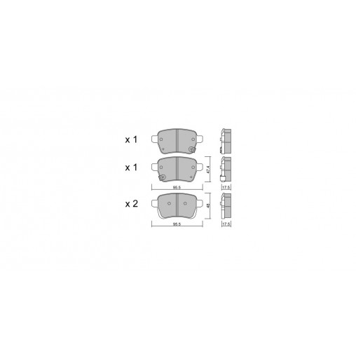 Plaquettes de frein GT2i Club Arrière pour OPEL Corsa E (X15) 1.6 Turbo (08, 68) 207cv 2014-09-01- Plaquettes de frein GT2i Club Arrière pour OPEL Corsa E (X15) 1.6 Turbo (08, 68) 207cv 2014-09-01-