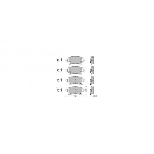 Plaquettes de frein GT2i Club Arrière pour JEEP Wrangler IV (JL) 2.0 4xe Plug-in Hybrid (JL74) 381cv 2017-11-01- Plaquettes de frein GT2i Club Arrière pour JEEP Wrangler IV (JL) 2.0 4xe Plug-in Hybrid (JL74) 381cv 2017-11-01-