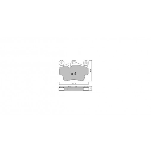 Plaquettes de frein GT2i Club Avant pour PORSCHE 911 (997) 3.6 Carrera / Carrera 4 2006-12 - Etriers de frein Brembo