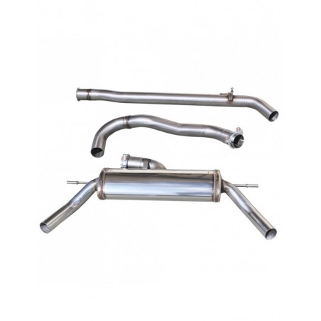 Echappement Inoxcar Tube Intermédiaire + Silencieux Arrière 1X50 D+G d70 RENAULT CLIO 4 RS TROPHY 220 EDC 1.6T 220CV après 2