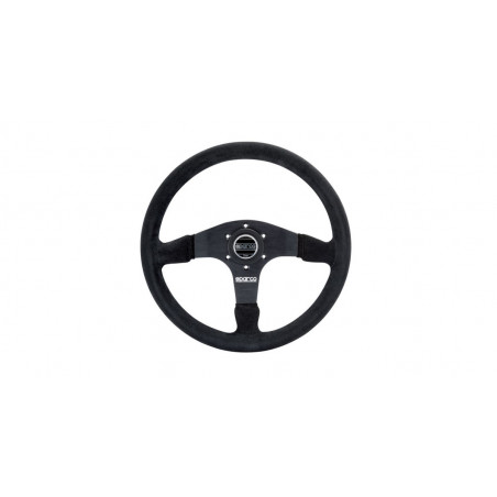 Volant Sparco R375 Peau Retournée Noir