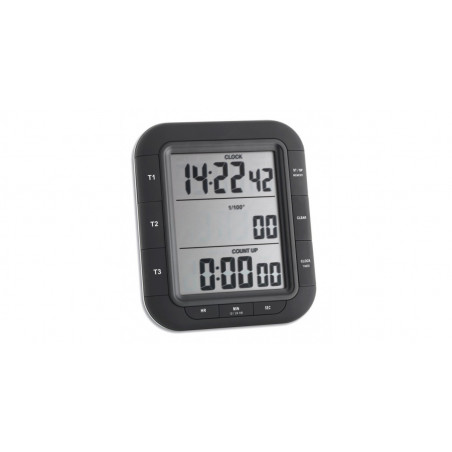 Chronomètre/Horloge pour rallye et rallye de régularité avec 3 lignes d'affichage