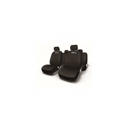 JEU DE HOUSSES DE SIEGE UNIVERSELLES SPARCO POLYESTER NOIRE