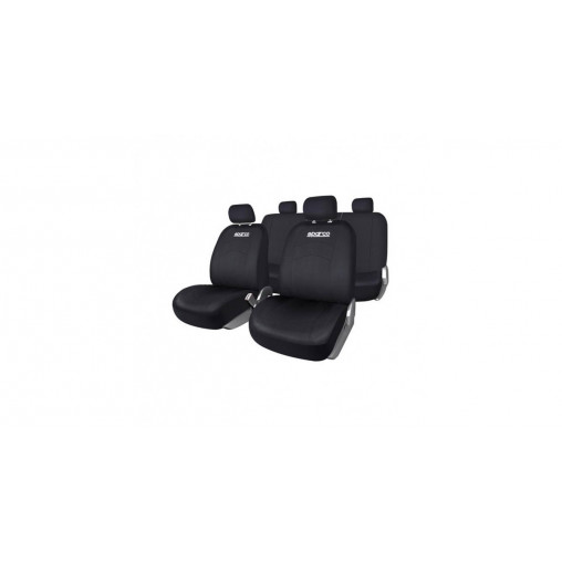 Jeu de housses Sparco noir/noir