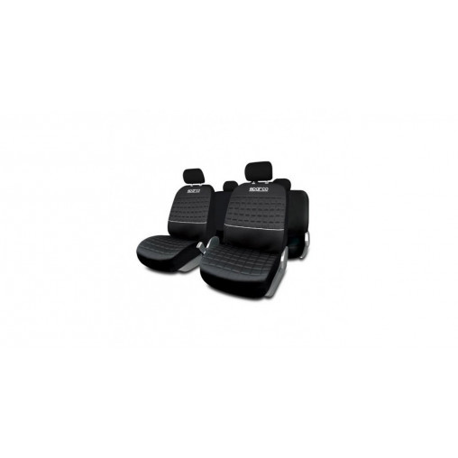 Jeu de housses de siège complet Lazio Sparco Noir / Gris Jeu de housses de siège complet Lazio Sparco Noir / Gris