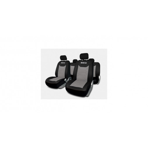 Jeu de Housses complet Sparco Gris / Noir