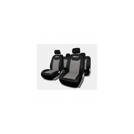 Jeu de Housses complet Sparco Gris / Noir