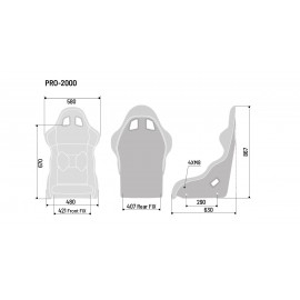 Siège Baquet Sparco Pro 2000 QRT