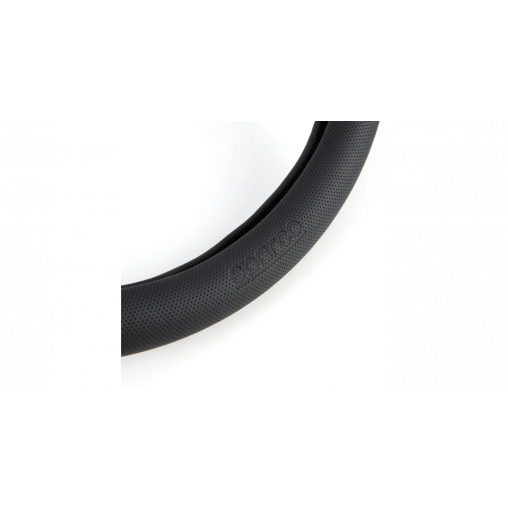 Couvre volant noir SPARCO avec bague centrale Ø38cm Couvre volant noir SPARCO avec bague centrale Ø38cm