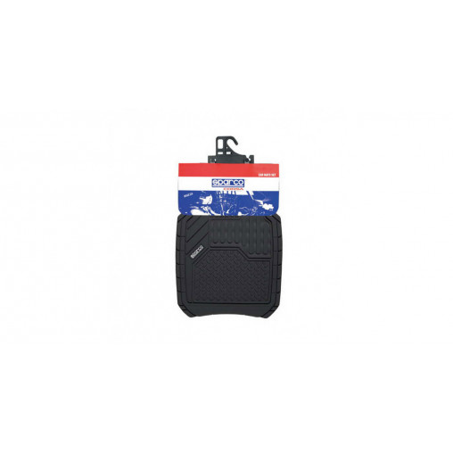 TAPIS DE SOL PVC NOIRS SPARCO x4