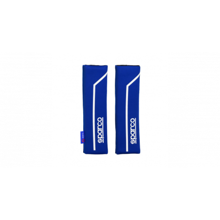 2 proteges-ceinture SPARCO bleu