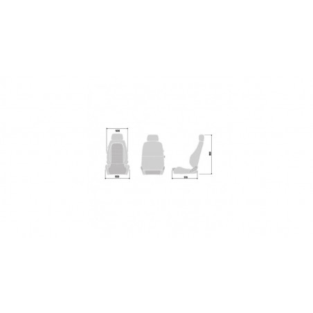 Siège baquet Sparco GT Noir/Blanc