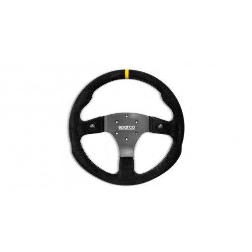 Volant Sparco R350B peau retournée avec boutons