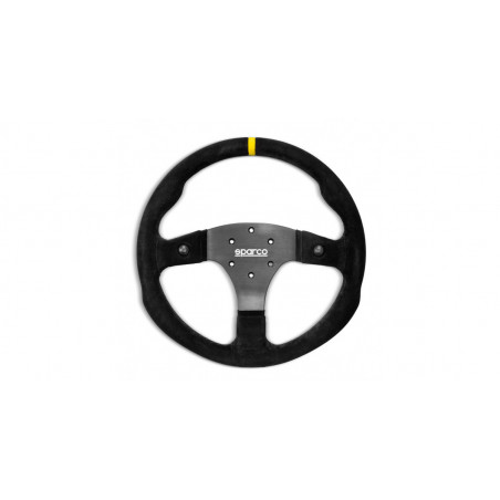 Volant Sparco R350B peau retournée avec boutons