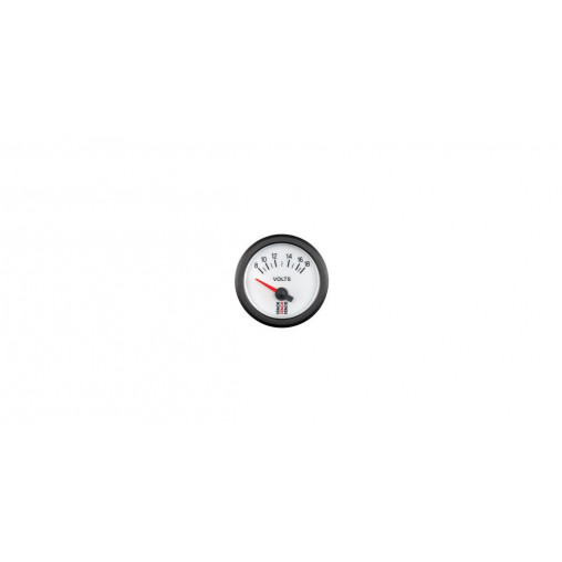 Manomètre Stack Voltmètre 8-18 volt Electrique Blanc