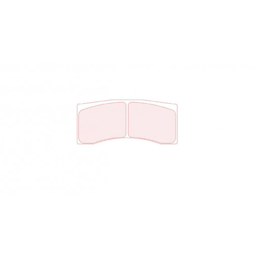Plaquettes de frein CL Brakes (Carbone Lorraine) RC6E 5036W50T16