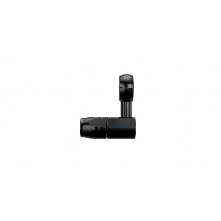 Banjo 90° Goodridge femelle 9/16x18 pour carburateur Weber Noir