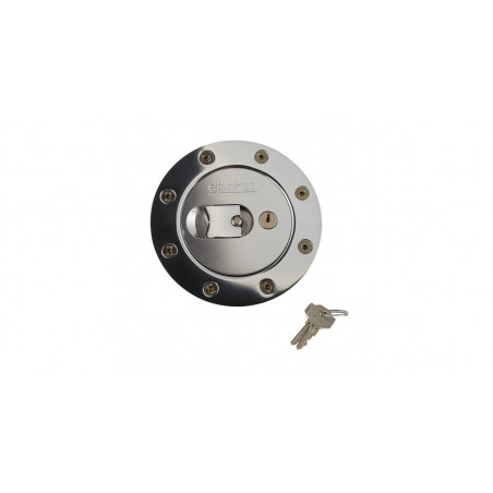 Bouchon / Trappe Réservoir d'Essence Aero 400 120mm + Clé Sparco