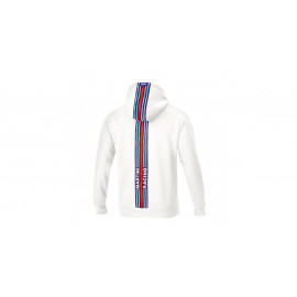 Sweat à capuche Sparco Martini Racing bandes dans le dos