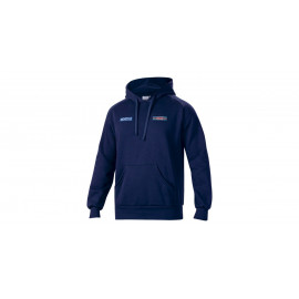 Sweat à capuche Sparco Martini Racing bandes dans le dos