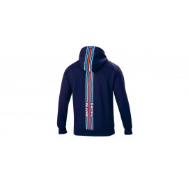 Sweat à capuche Sparco Martini Racing bandes dans le dos