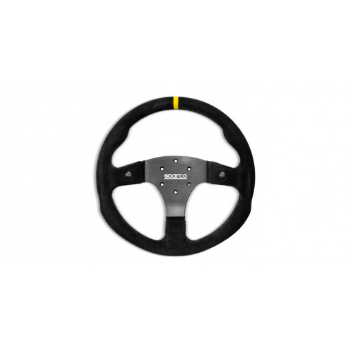Volant Sparco R330B peau retournée avec boutons
