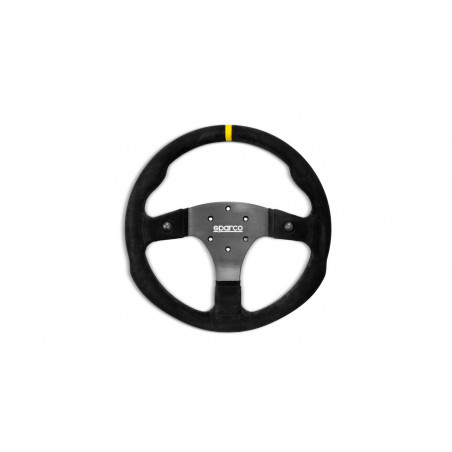 Volant Sparco R330B peau retournée avec boutons
