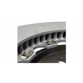 kit Jeu de disques de frein flottant avant amélioré pour Audi 8V/8V.5 S3 & Volkswagen MK7/7.5 GTI/R