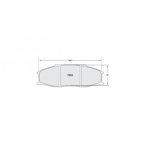 Plaquettes de Frein PFC 7953 11 30mm