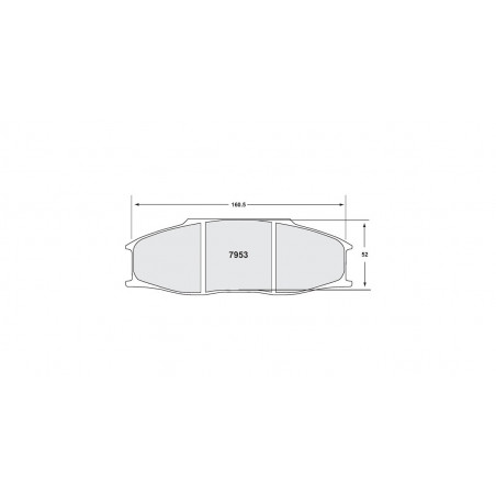 Plaquettes de Frein PFC 7953 11 30mm
