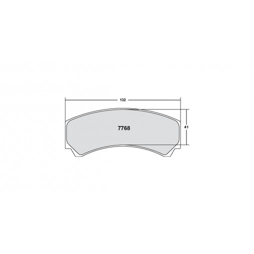 Plaquettes de Frein PFC 7768 01 16mm Norma M20