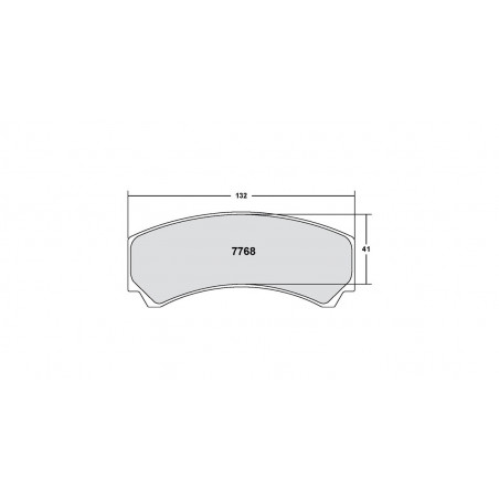 Plaquettes de Frein PFC 7768 01 16mm Norma M20