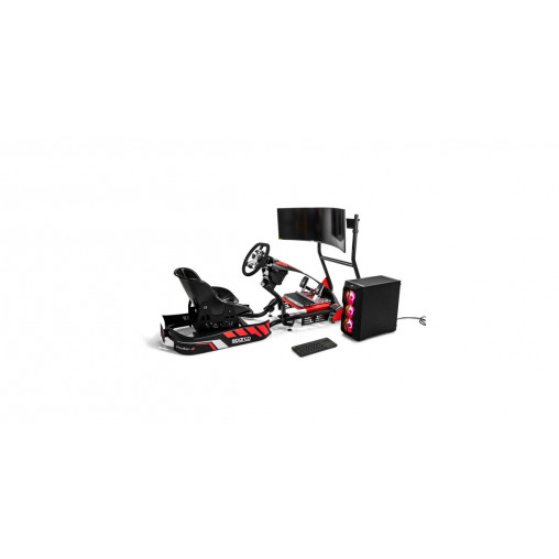 Sparco Kart Rig I (Kart pro + Fanatec sim kit pro + KG345 +Pc + Clavier + support ecran + ecran )