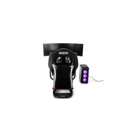 Simulateur Sparco GT-R RIG II (GT-R PRO+Fanatex SIM KIT PRO+R330 cuir+PC+clavier+support+écran)